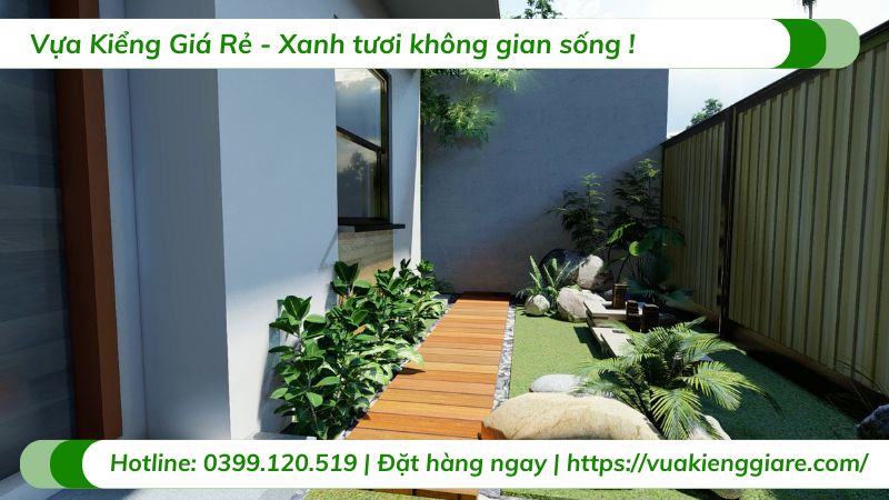 cây cảnh trồng trước nhà