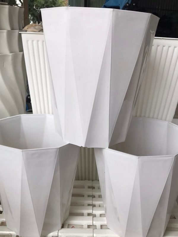 Chậu nhựa bát giác trồng cây